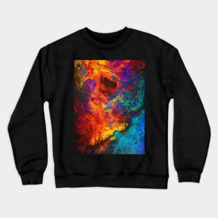 Psychedelic Splatter paint Crewneck Sweatshirt